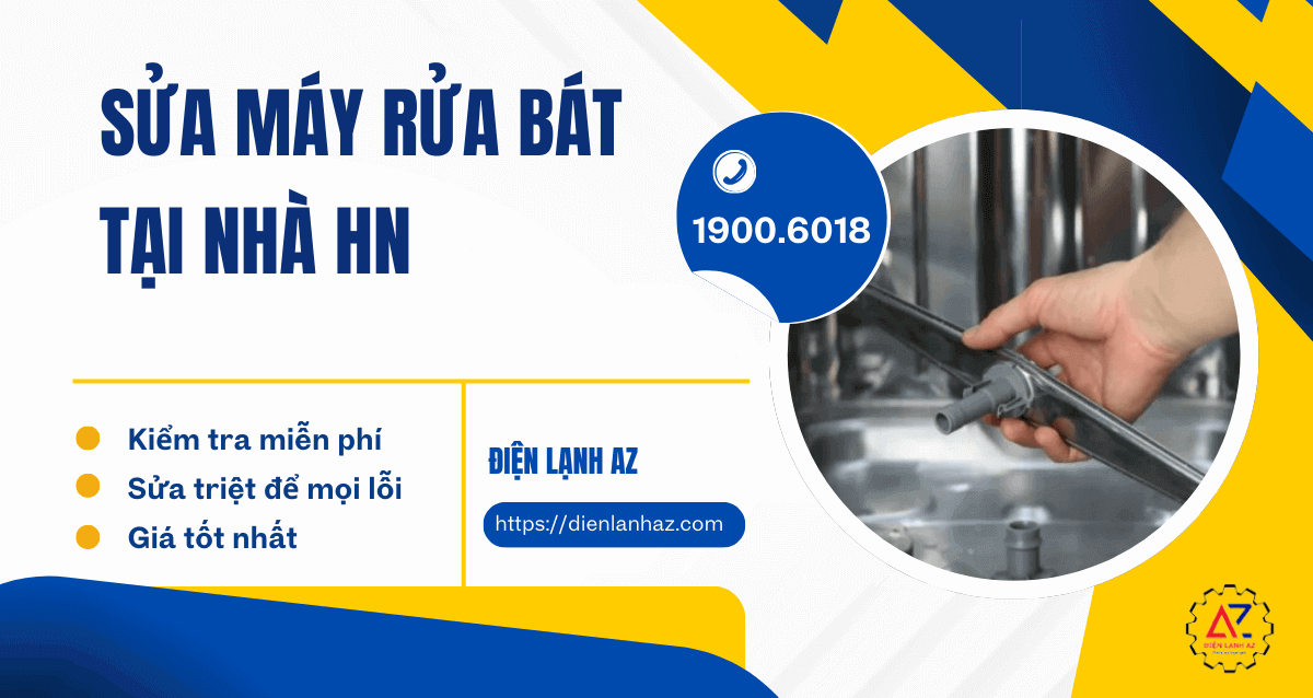 Dịch vụ sửa máy rửa bát tại nhà Hà Nội uy tín nhất